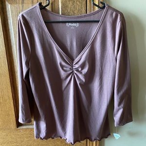 MUDD 3/4 Sleeve Top
